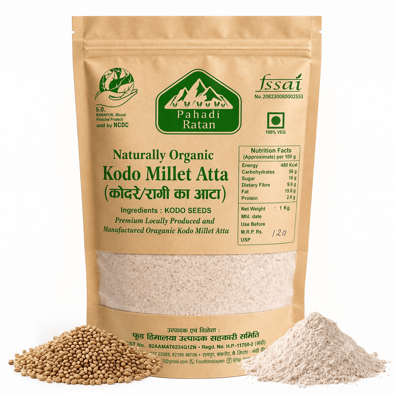 Pahadi Rattan Kodra aata 1 kg 1