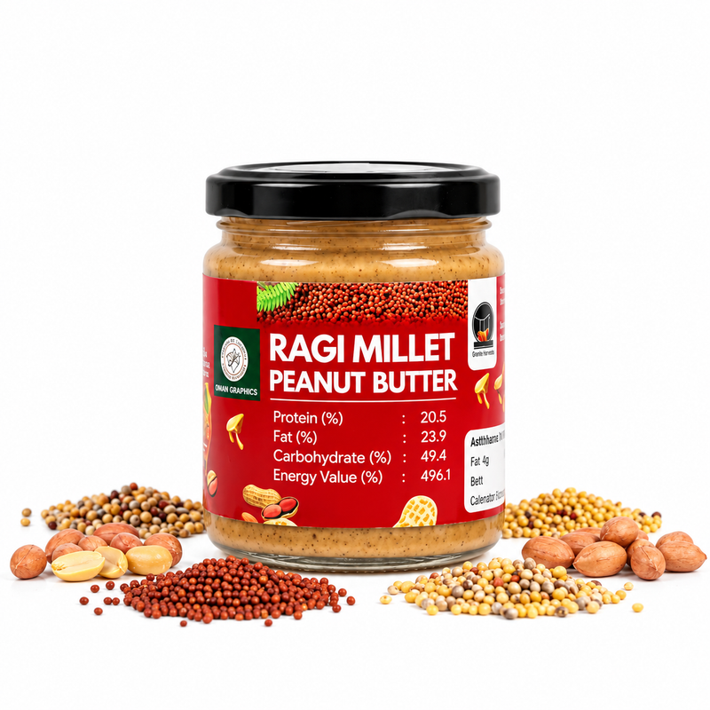 Ragi Millets Peanut Butter 1