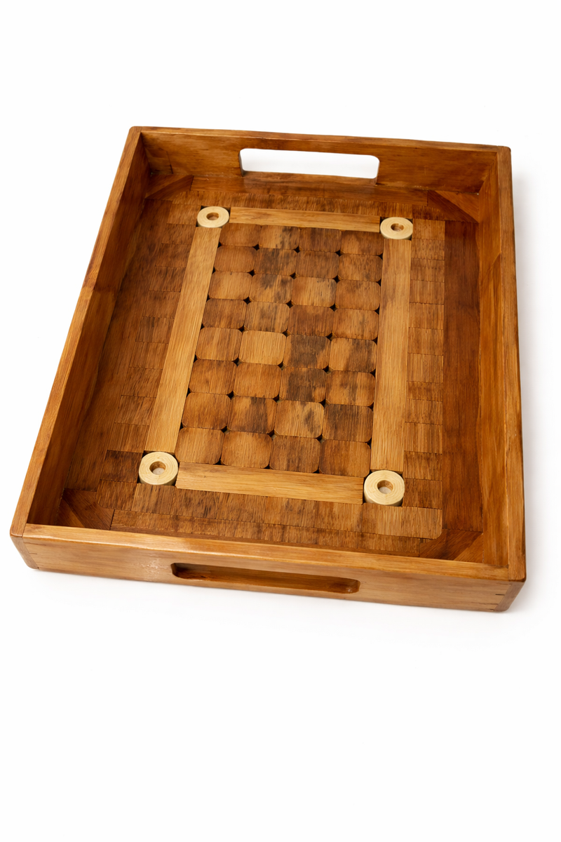 Bamboo Tray (Curved Solid 4 F Round) 1