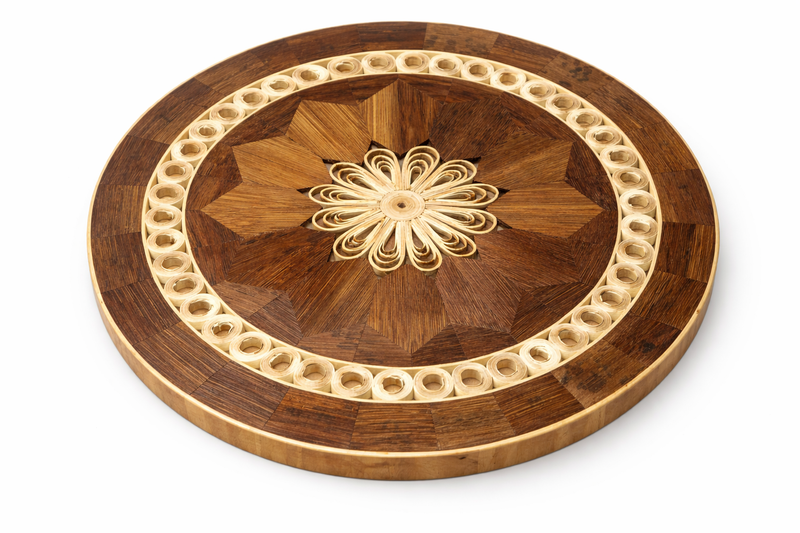 Bamboo Table (Place Mat Round F) 1