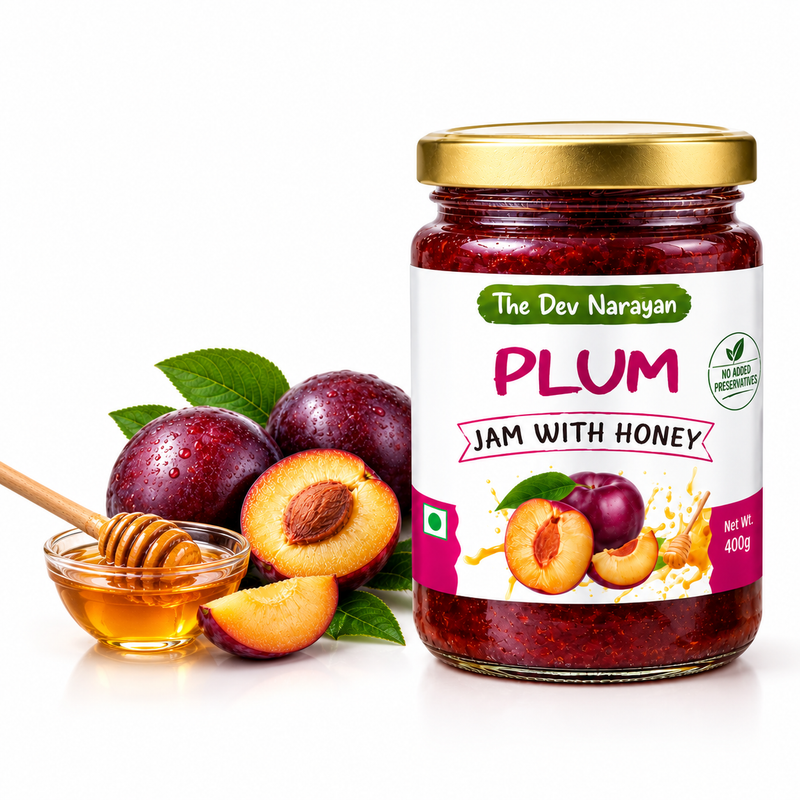 Plum jam with honey 250g 1
