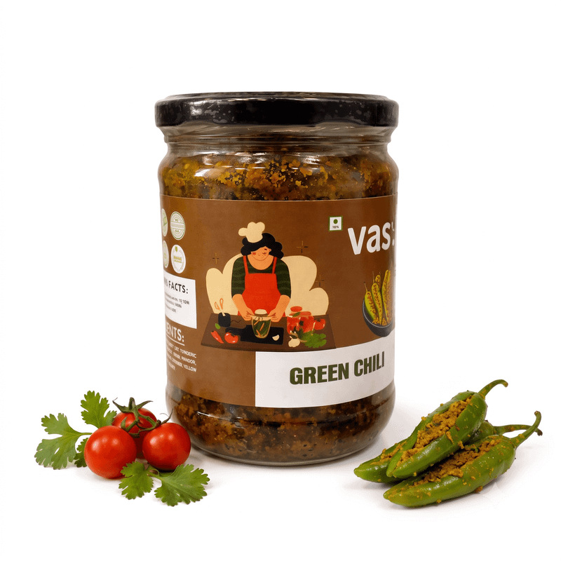 Green chilli Pickle 500g 1