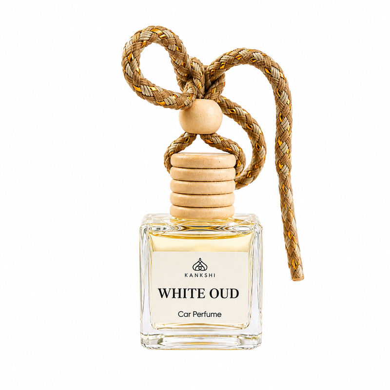 White Oud Car Freshener 1
