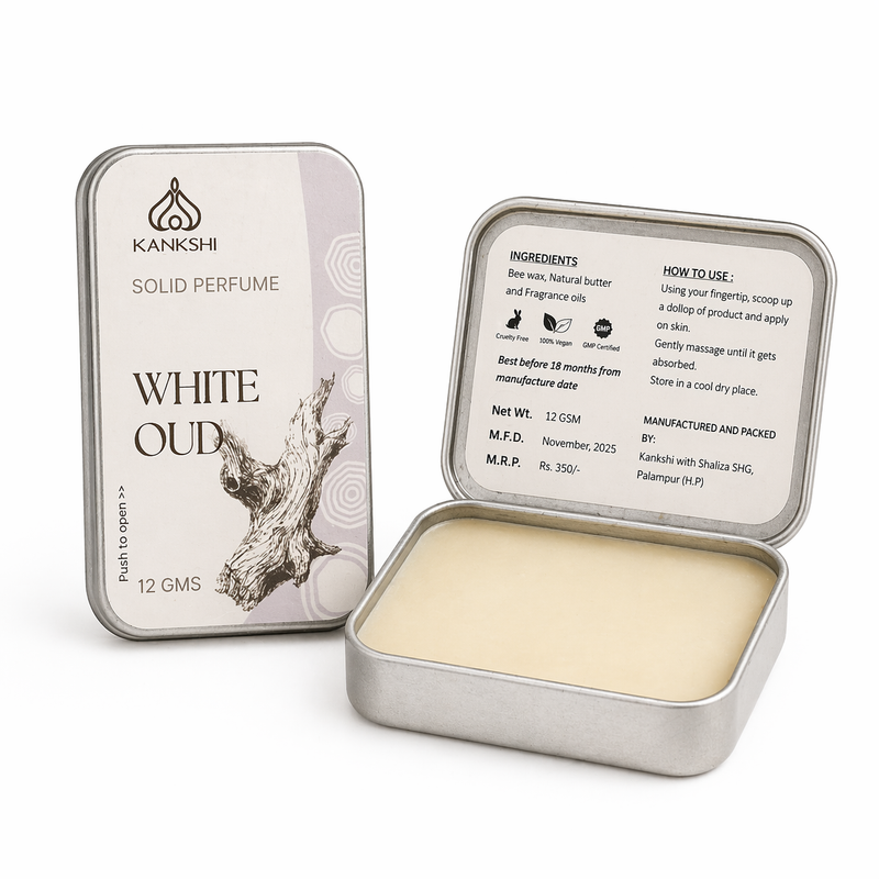 White OUD Solid Perfume 1
