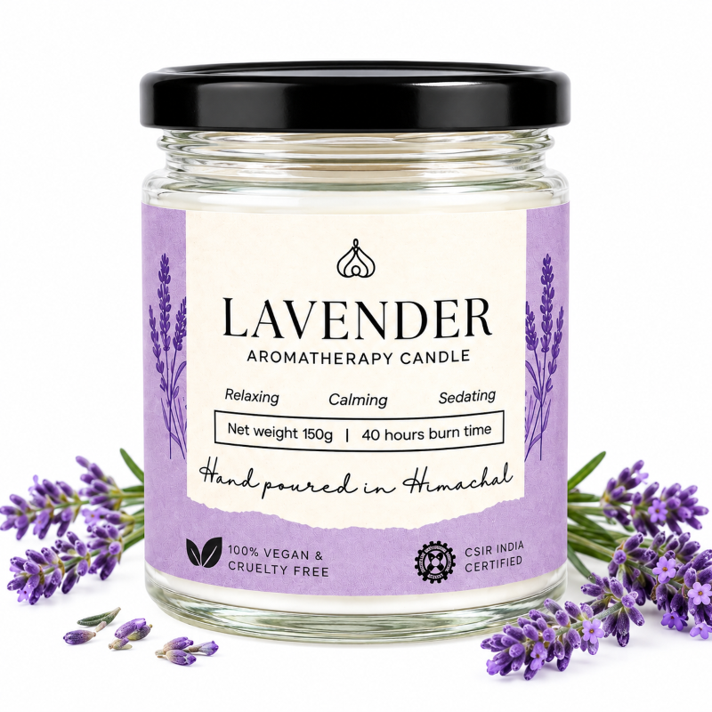 Lavender Aromatherapy Candle 1