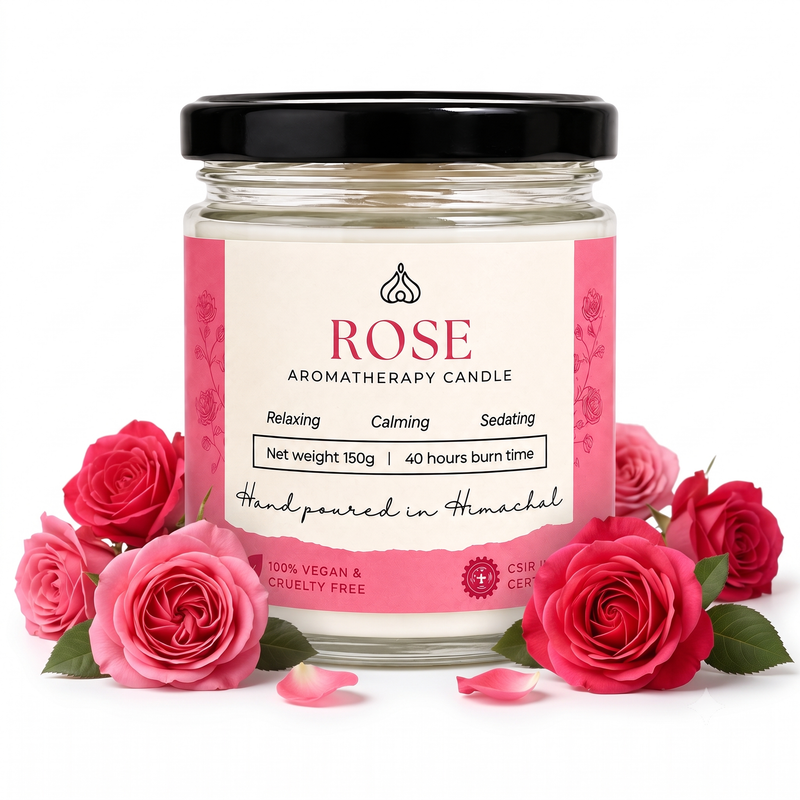 Rose Aromatherapy Candle 1