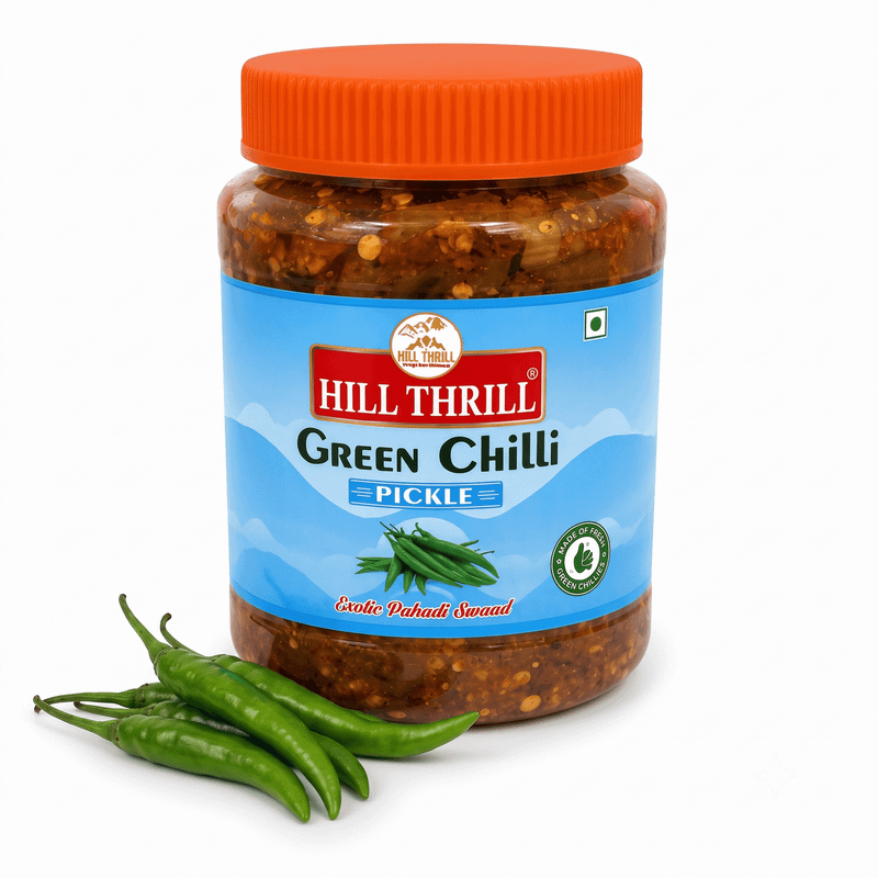 GREEN CHILLY PICKLE 500GM (HT) 1