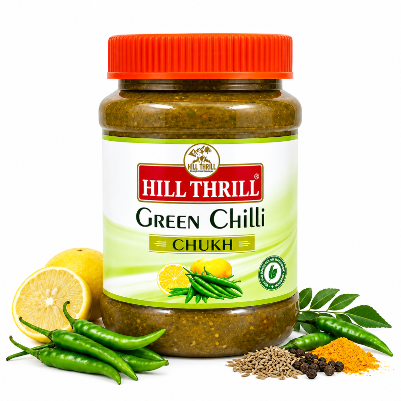 GREEN CHILLY CHUKH 450GM (HT) 1