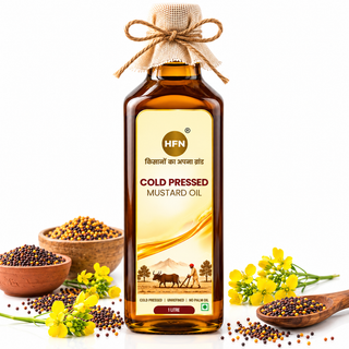 HFN Premium Cold Pressed Mustard Oil 1 Ltr