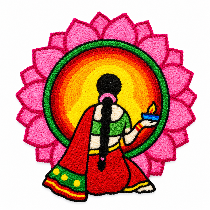 Rangoli Design Mat 1