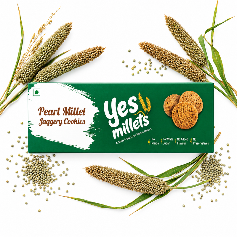 Pearl Millet Jaggery Cookies 1